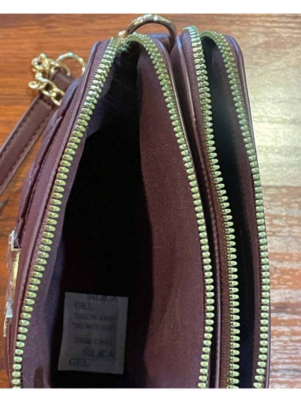 GROSSI BURGANDY WOMEN CROSSBODY BAG ZIP